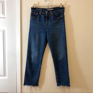 Levi’s Wedgie Straight Crop Jeans